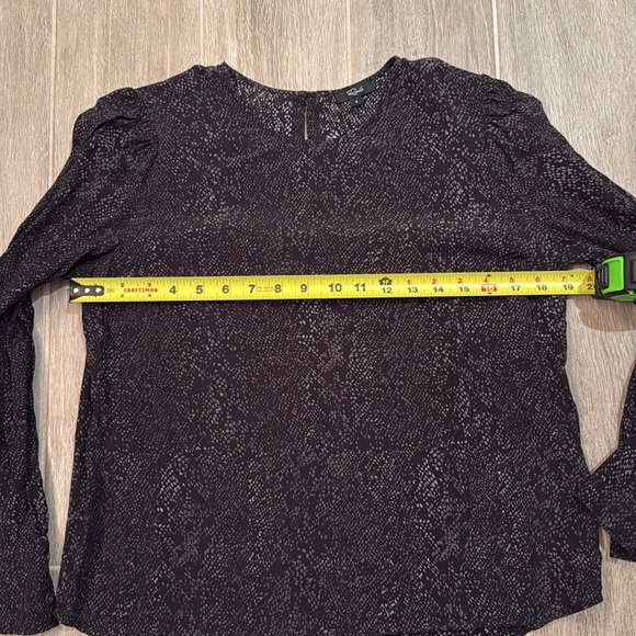 Rails Roslyn Slate Python Women’s Long Sleeve Blouse - Picture 13 of 15